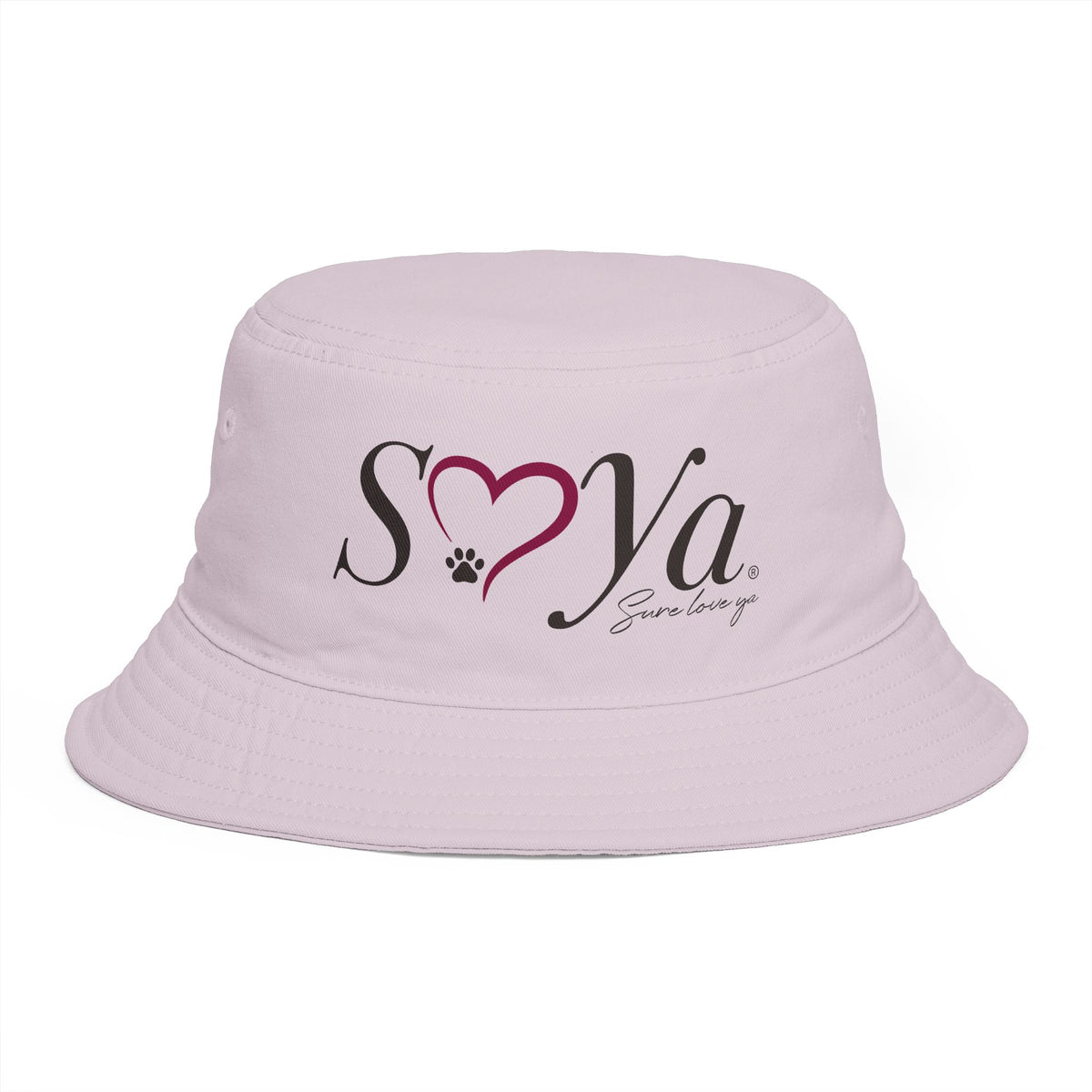 Script Logo Embroidered Bucket Hat