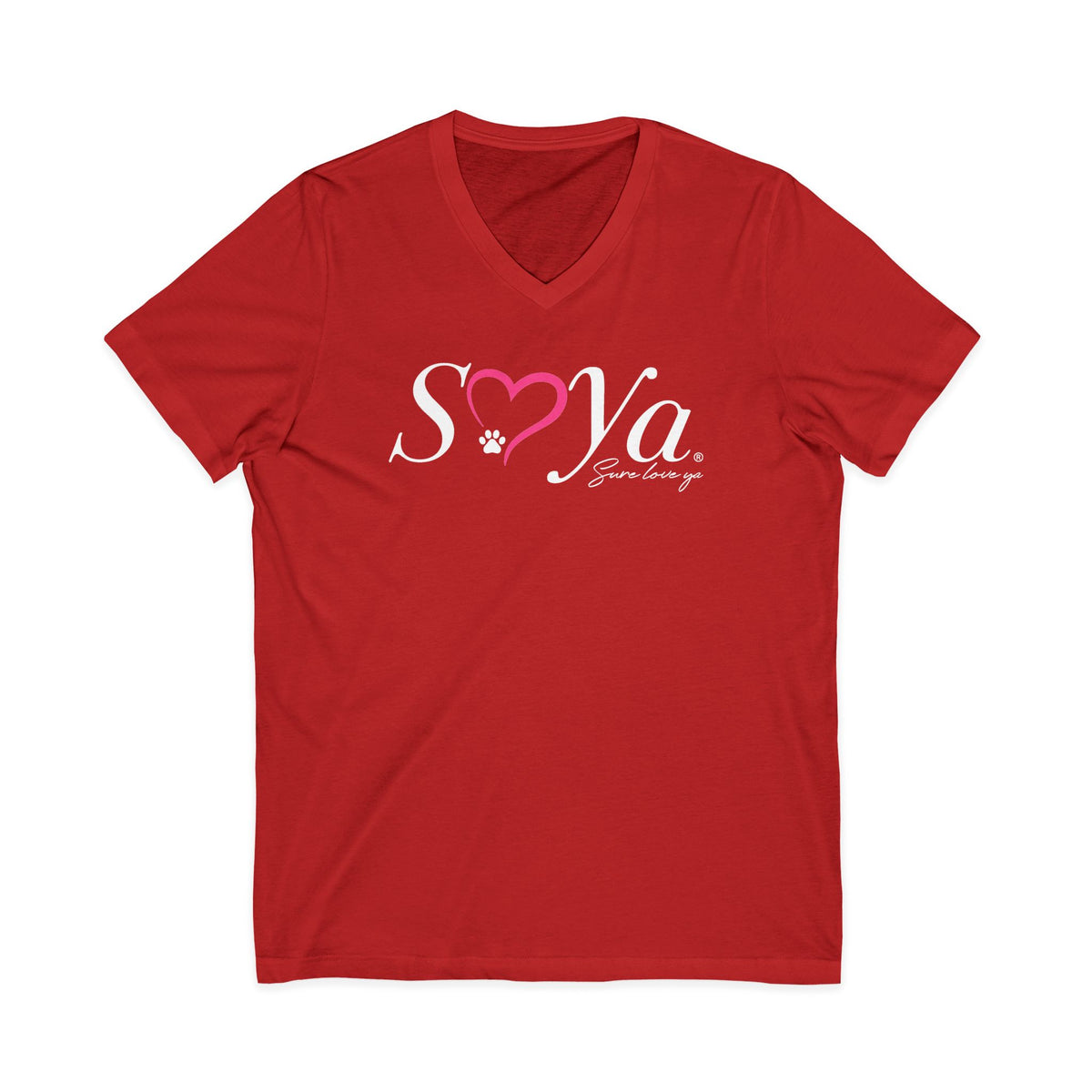 Sure❤️Ya🐾 V-Neck Tee